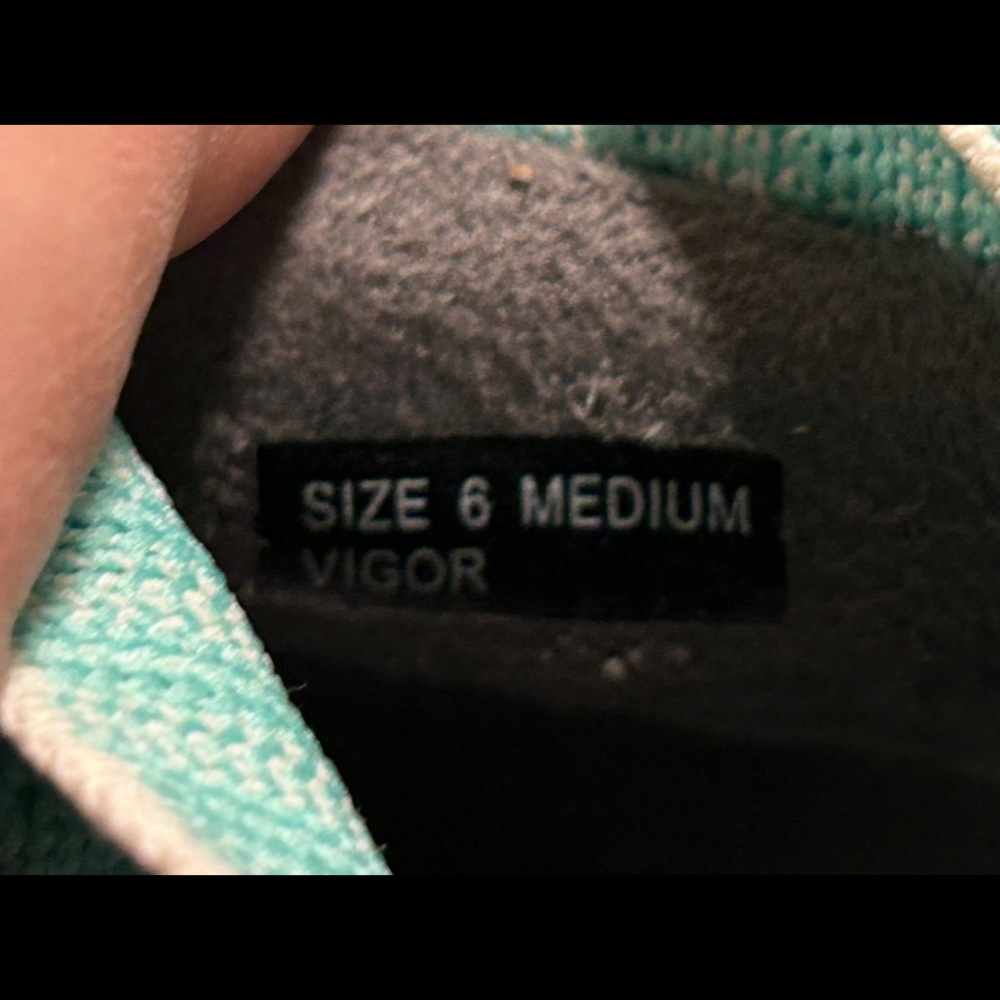 Moshn By Klogs Vigor Knit Shoes Sneakers Aqua Green Womans 6M - Picture 11 of 16